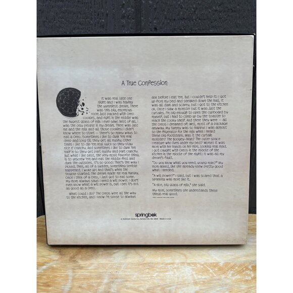 Vintage Springbok Oreo Milk Jigsaw Puzzle 500+ Pieces Hallmark Cards Made in USA - Picture 4 of 6